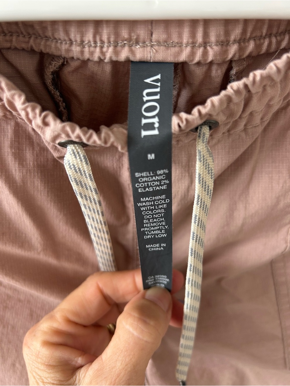Vuori Dusty Rose Drawstring Joggers - Picture 3 of 4